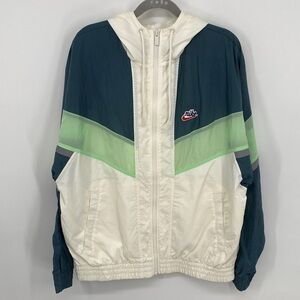 Nike Zip Up Hooded Windbreaker Men’s Size Medium